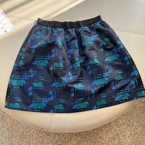 Floral skirt- above the knee